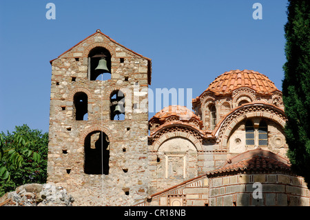 Griechenland, Region Peloponnes, Mystras, Weltkulturerbe erklärt als Weltkulturerbe der UNESCO, Metropole Kirche Stockfoto