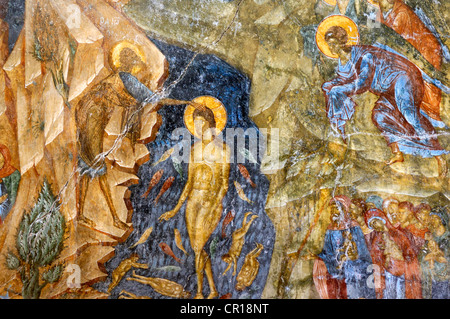 Griechenland, Region Peloponnes, Mystras, Weltkulturerbe erklärt als Weltkulturerbe der UNESCO, Kloster Perivleptos Stockfoto