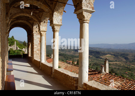 Griechenland, Region Peloponnes, Mystras, Weltkulturerbe erklärt als Weltkulturerbe der UNESCO, Pantanassa Kloster Stockfoto