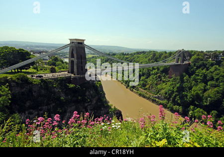 Clifton Suspension Bridge in Bristol, Somerset, England, UK Stockfoto