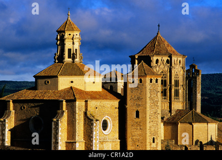 Spanien Katalonien Tarragona Provinz Conca de Barbera Comarca Vimbodi La Ruta del Cister Kloster Santa Maria de Poblet aufgeführt Stockfoto