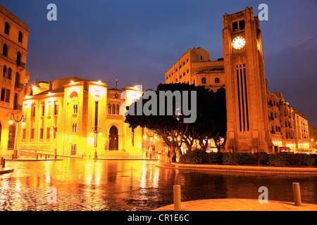 Libanon, Beirut, Ort d'Etoile mit Parlamentsgebäude Stockfoto