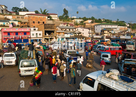 Madagaskar, Zentrales Hochland, ehemalige Provinz von Fianarantsoa, Haute Matsiatra Region, Bundesstraße 7, Fianarantsoa, die Stockfoto