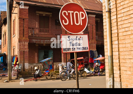 Madagaskar, Zentrales Hochland, ehemalige Provinz von Antananarivo, Vakinankaratra Region, Bundesstraße 7, Antsirabe Stockfoto