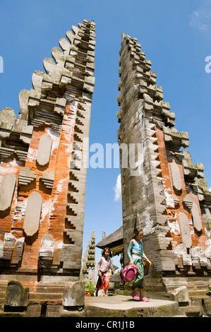 Indonesien, Bali, Kintamani, Batur Tempel Stockfoto