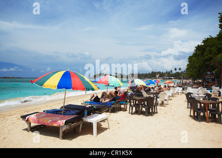 Unawatuna Strand, südliche Provinz, Sri Lanka Stockfoto