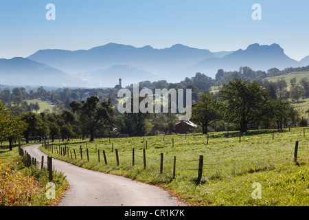 Litzldorf, Bad Feilnbach, Chiemgauer Alpen, obere Bayern, Bayern, Deutschland, Europa, PublicGround Stockfoto