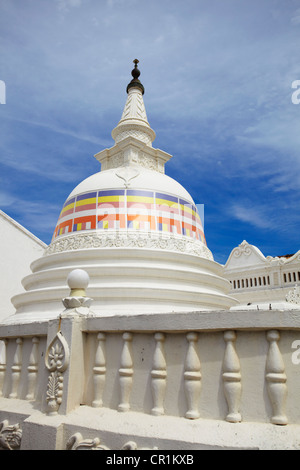 Buddhistische Tempel von Sudharmalaya Vihara, Galle, südlichen Provinz, Sri Lanka Stockfoto