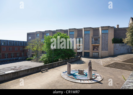 Hampshire Jubilee Skulptur außerhalb Winchester Crown Court Justizpalast Stockfoto