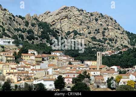 Italien, Sardinien, Olbia Tempio Province, Dorf von Aggius Stockfoto