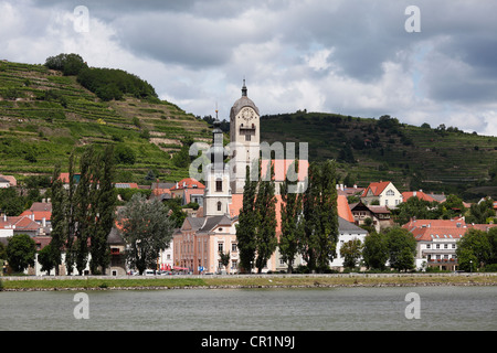 Stein an der Donau, Wachau, Niederösterreich, Österreich Stockfoto