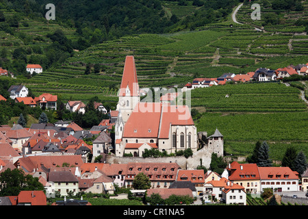 Weissenkirchen in der Wachau zu senken, Austria, Österreich, Europa Stockfoto