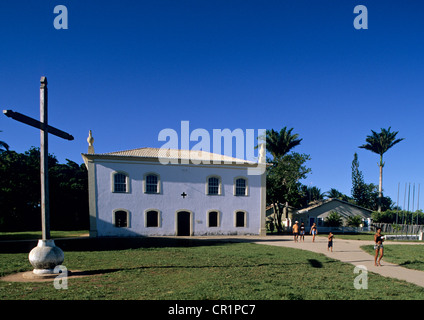 Brasilien, Bundesstaat Bahia, Porto Seguro, das historische Zentrum, die erste portugiesische Siedlung in Brasilien in 22 April 1500 Stockfoto