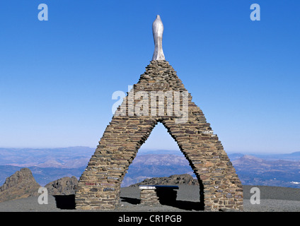 Spanien, Andalusien, Granada und die Sierra Nevada, Blick vom Anblick der Pico Veleta Stockfoto