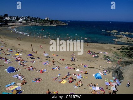 Frankreich, Côtes d ' Armor, Saint Quay Portrieux, Chatelet Strand Stockfoto