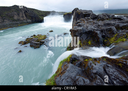 Godafoss Wasserfall der Götter, Skjálfandafljót, Island, Europa Stockfoto
