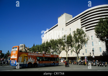 Spanien, Katalonien, Barcelona, El Corte Ingles Shop auf dem Platz von Katalonien Stockfoto