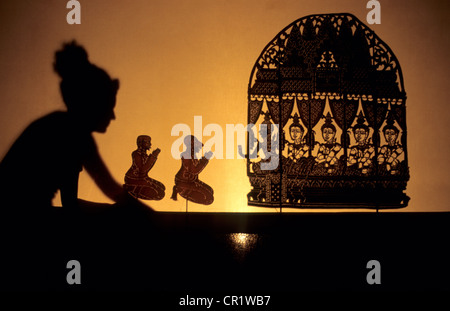 Kambodscha, Phnom Penh, Schatten-Theater-show Stockfoto