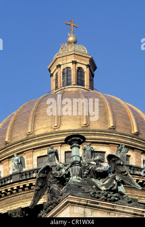 Russland, St. Petersburg, UNESCO-Welterbe, Gottesmutter von Kazan Kathedrale (Kazanskiy Kafedralniy Sobor) Stockfoto