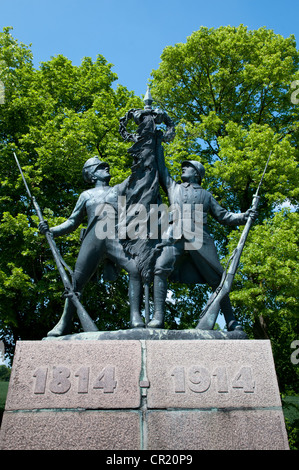 Französischen Krieg Denkmal zum Gedenken an Schlachten im Jahre 1814 und WW1, Chemin des Dames, Frankreich Stockfoto