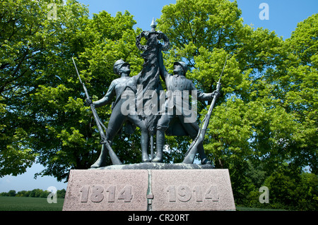 Französischen Krieg Denkmal zum Gedenken an Schlachten im Jahre 1814 und WW1, Chemin des Dames, Frankreich Stockfoto