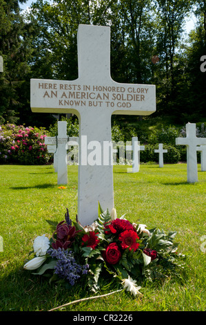 Aisne-Marne amerikanischen Friedhof und Denkmal, Frankreich Stockfoto