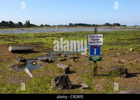 Ebbe am Bosham Stockfoto