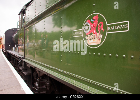 South Devon Railway Dampfleitung Holne Station, 140 Jahre alte Linie Herunterfahren 1962, 1969 für Touristen wieder geöffnet. Stockfoto