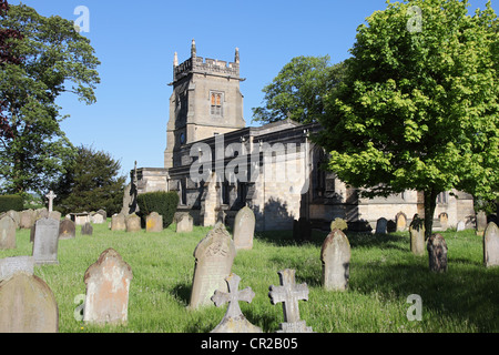 Alle Heiligen Pfarrkirche Slingsby, North Yorkshire, England, Großbritannien Stockfoto