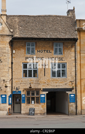 Das Kings Arms Hotel, Stow-on-the-Wold Stockfoto
