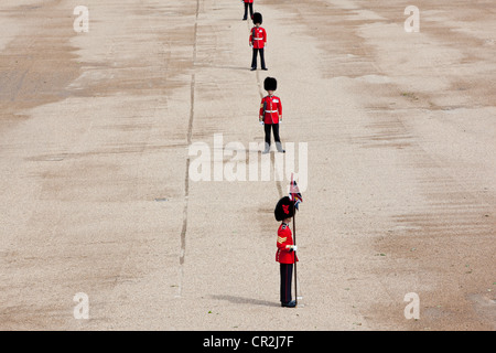 Trooping die Farbe, die Horse Guards Parade Stockfoto