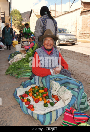 Alte Frauen - Cusco, Peru Stockfoto