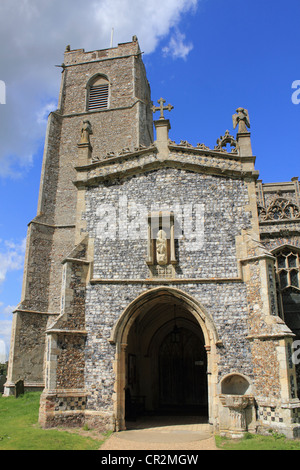 Heilige Dreifaltigkeitskirche Blythburgh Suffolk England UK Stockfoto