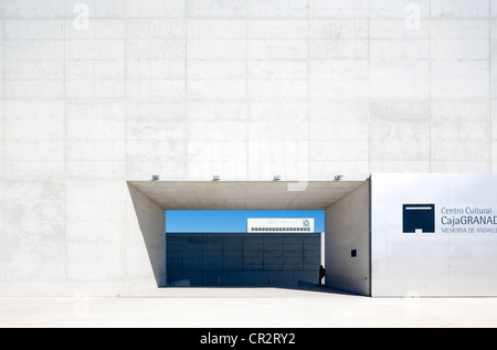Granada Spanien Andalusien Andalusien Andalucía Museum andalusischer Erinnerung und Caja Granada Sparkassengebäude von Alberto Campo Baeza Stockfoto