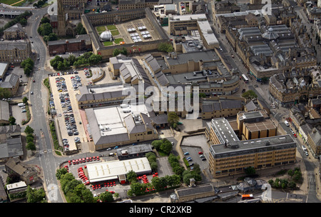 Luftaufnahme von Halifax Town Einkaufszentrum Stockfoto