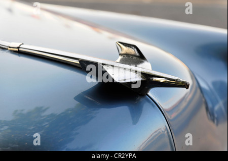 Hood Ornament, Chevrolet, Oldtimer aus den 50er Jahren, Vinales, Valle de Vinales, Provinz Pinar Del Rio, Kuba, große Antillen Stockfoto