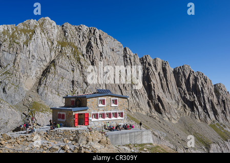 Refugio Breche de Roland,, Nationalpark Pyrenäen, Département Hautes-Pyrénées, Frankreich, Europa, PublicGround Stockfoto
