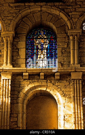 Frankreich, Saone et Loire, Paray le Monial, Basilique du Sacré Coeur (Sacred Heart Basilica) vom Ende des 11. Jahrhunderts Stockfoto