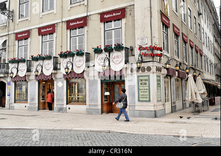 Confeitari Nacional 180 Anos, Café und Konditorei Shop, Stadtzentrum von Lissabon, Lissabon, Portugal, Europa Stockfoto