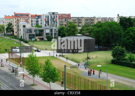 BERLIN, DEUTSCHLAND. Teil der Gedenkstätte Berliner Mauer an der Bernauerstrasse. 2012. Stockfoto