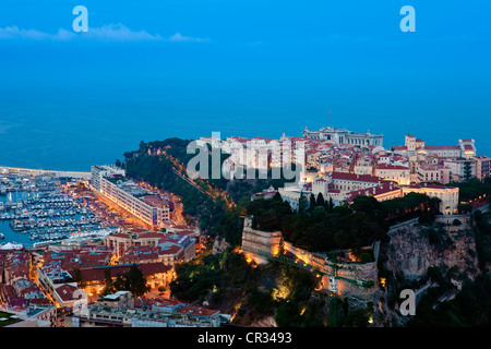 Fürstentum von Monaco, Monaco-Übersicht Stockfoto
