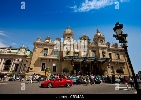 Fürstentum von Monaco, Monaco, Monte Carlo Casino, Eigentum von der Société des Bains de Mer Stockfoto