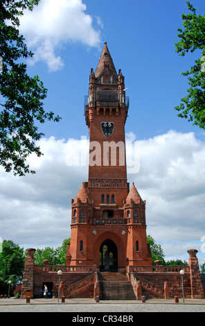 BERLIN, DEUTSCHLAND. Der Grunewaldturm, ein Denkmal für Kaiser Wilhelm i. von See Havel im Grunewald. 2012. Stockfoto