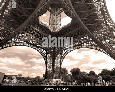 Frankreich Paris Eiffelturm Stockfoto