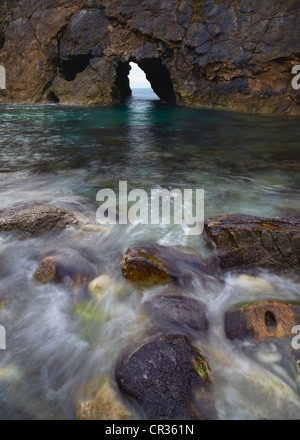 Stair Hole in der Nähe von Lulworth auf Jurassic Küste von Dorset Stockfoto