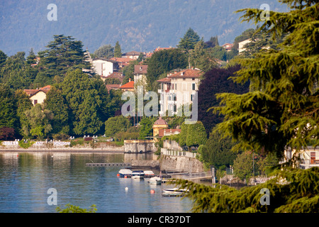 Italien, Lombardei, Comer See, Sala Comacina Dorf Stockfoto