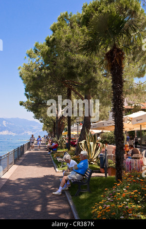 Italien, Venetien, Gardasee, Torri del Benaco Stockfoto