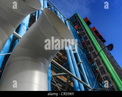 Paris Beaubourg District George Pompidou Centre Stockfoto