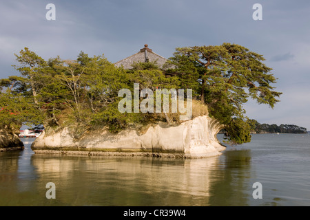 Insel Honshu, Japan Tohoku Region, Matsushima, Godaido Insel Stockfoto