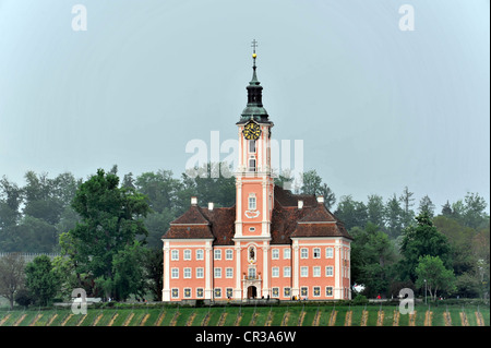 Wallfahrtskirche Birnau barocke Wallfahrtskirche, Kloster, Basilika, Birnau, Bodensee, Baden-Württemberg Stockfoto